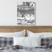 Eerste Bord van de wolenindustrie Canvas Afdruk (Insitu (Slaapkamer))