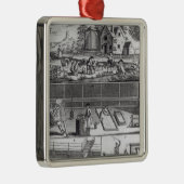 Eerste Bord van de wolenindustrie Metalen Ornament (Rechts)