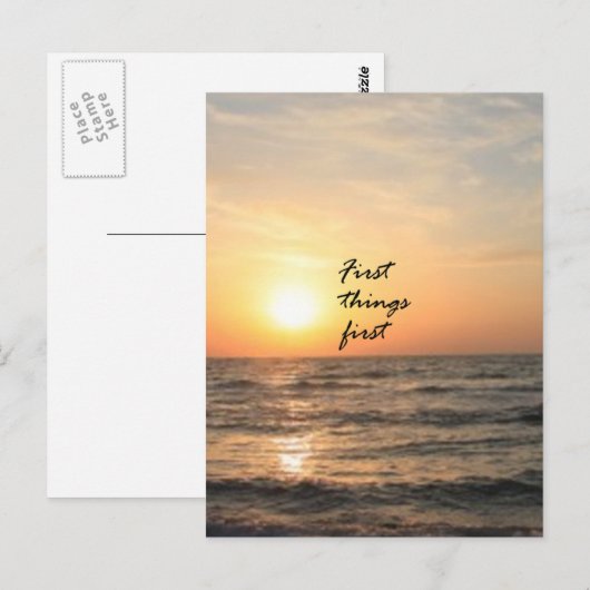 Eerste Briefkaart (Voorkant / Achterkant)