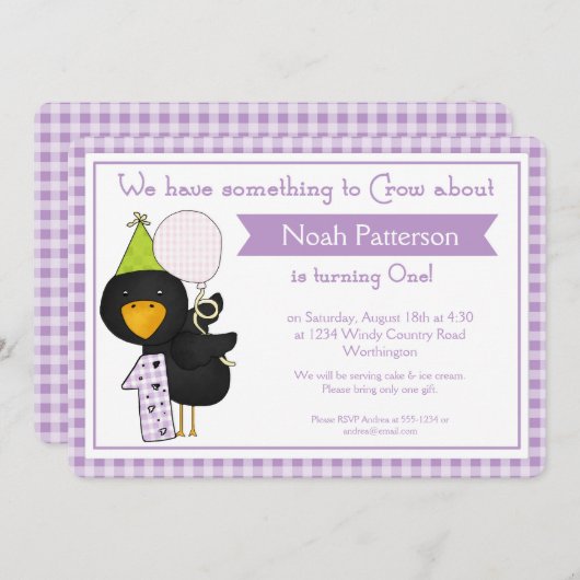 Eerste Britse feestdag Kaart (Voorkant / Achterkant)