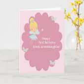 Eerste Britse Kaart voor grootdochter (Gele Bloem)