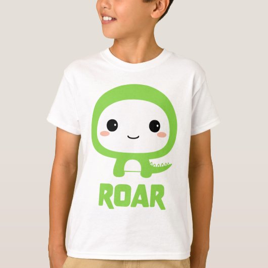 Eerste brullen! dinosaurus t-shirt (Voorkant)