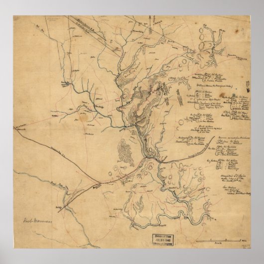 Eerste Bull Run Poster (Voorkant)