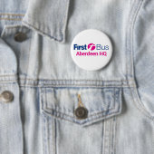Eerste bus badge ronde button 5,7 cm (In situ)