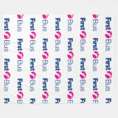 Eerste bus gooien deken (Voorkant (Horizontaal))