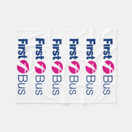 Eerste bus gooien deken (Voorkant (Horizontaal))