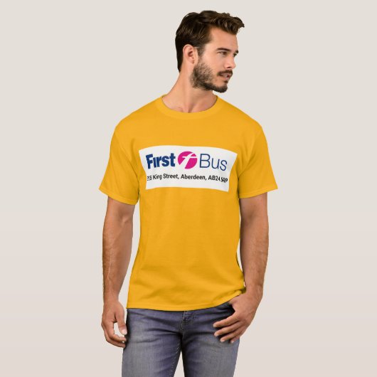 Eerste bus T-shirt (Voorkant volledig)
