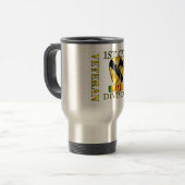 Eerste Cav Vietnam Veteran Reisbeker (Voorkant links)