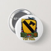 eerste cavalerie divisie vietnam vets Button oorlo (Voorkant /achterkant)
