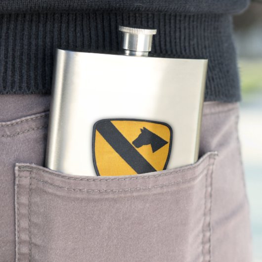 Eerste Cavalry Air Cav Airmobile Fort Hood Veteran Flacon (Voorbeeld)