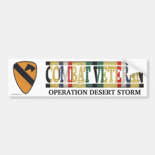 Eerste Cavalry Div. SWA Combat Veteran Sticker