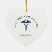 Eerste ceremonie van de Wit-witlaag Keramisch Ornament (Voorkant)