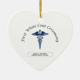 Eerste ceremonie van de Wit-witlaag Keramisch Ornament