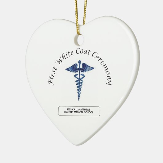 Eerste ceremonie van de Wit-witlaag Keramisch Ornament (Links)