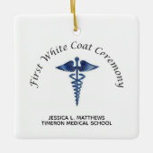 Eerste ceremonie van de Wit-witlaag Keramisch Ornament (Voorkant)