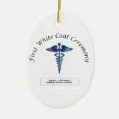 Eerste ceremonie van de Wit-witlaag Keramisch Ornament (Voorkant)