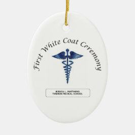 Eerste ceremonie van de Wit-witlaag Keramisch Ornament