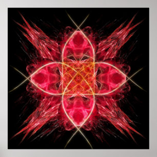 Eerste Chakra - Muladhara - wortelondersteuning Poster