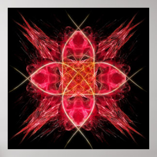 Eerste Chakra - Muladhara - wortelondersteuning Poster