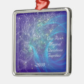 EERSTE CHRISTMAS SAMEN METALEN ORNAMENT (Links)