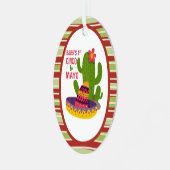 eerste Cinco de mayo Metalen Ornament (Voorkant links)