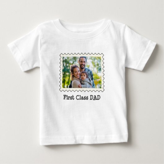 EERSTE CLASS DAD Beste vader aangepaste horizontal (Voorkant)