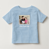EERSTE CLASS DAD Beste vader aangepaste horizontal Kinder Shirts (Voorkant)