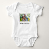 EERSTE CLASS DAD Beste vader aangepaste horizontal Romper (Voorkant)