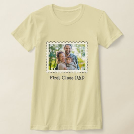 EERSTE CLASS DAD Beste vader aangepaste horizontal T-shirt (Laagn)