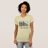 EERSTE CLASS DAD Beste vader aangepaste horizontal T-shirt (Voorkant volledig)