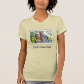 EERSTE CLASS DAD Beste vader aangepaste horizontal T-shirt (Voorkant)
