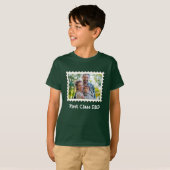 EERSTE CLASS DAD Beste vader aangepaste horizontal T-shirt (Voorkant volledig)