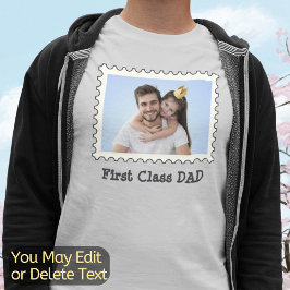EERSTE CLASS DAD Beste vader aangepaste horizontal T-shirt