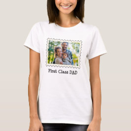 EERSTE CLASS DAD Beste vader aangepaste horizontal T-shirt