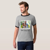 EERSTE CLASS DAD Beste vader aangepaste horizontal T-shirt (Voorkant volledig)
