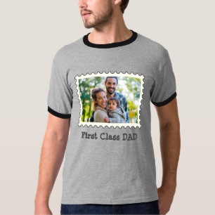 EERSTE CLASS DAD Beste vader aangepaste horizontal T-shirt