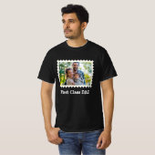 EERSTE CLASS DAD Beste vader aangepaste horizontal T-shirt (Voorkant volledig)