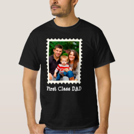 EERSTE CLASS DAD Beste vader ooit aangepaste foto T-shirt