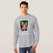 EERSTE CLASS DAD Beste vader ooit aangepaste foto T-shirt (Voorkant volledig)