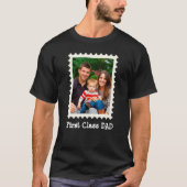EERSTE CLASS DAD Beste vader ooit aangepaste foto T-shirt (Voorkant)