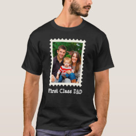 EERSTE CLASS DAD Beste vader ooit aangepaste foto T-shirt