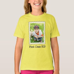 EERSTE CLASS KIND Beste Kind ooit aangepaste foto T-shirt
