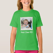 EERSTE CLASS KIND Beste Kind ooit aangepaste vierk T-shirt (Voorkant)