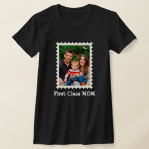EERSTE CLASS MOM Beste mama ooit aangepaste moeder T-shirt