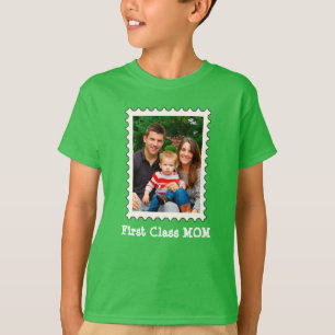 EERSTE CLASS MOM Beste mama ooit aangepaste moeder T-shirt