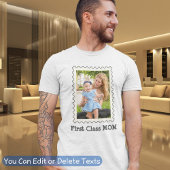 EERSTE CLASS MOM Beste mama ooit aangepaste moeder T-shirt