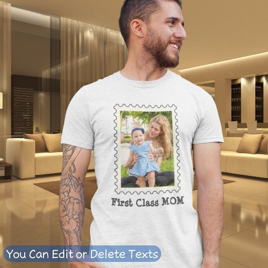 EERSTE CLASS MOM Beste mama ooit aangepaste moeder T-shirt