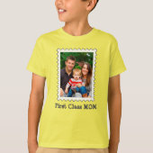 EERSTE CLASS MOM Beste mama ooit aangepaste moeder T-shirt (Voorkant)