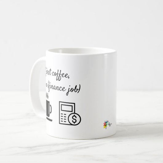 Eerste Coffee Mok Finance Accounting Gift Aanpasse (Voorkant links)