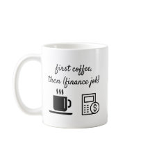 Eerste Coffee Mok Finance Accounting Gift Aanpasse